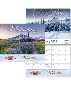 Calendars: Luxe Motivations Stitched Wall Calendar